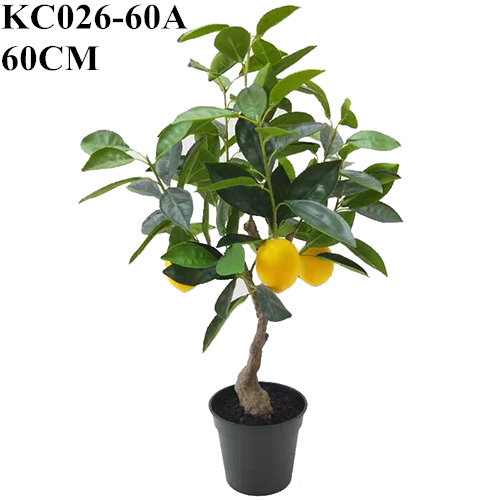 Faux Lemon Bonsai Artificial Lemon Tree, 60 CM 90 CM Sharetrade